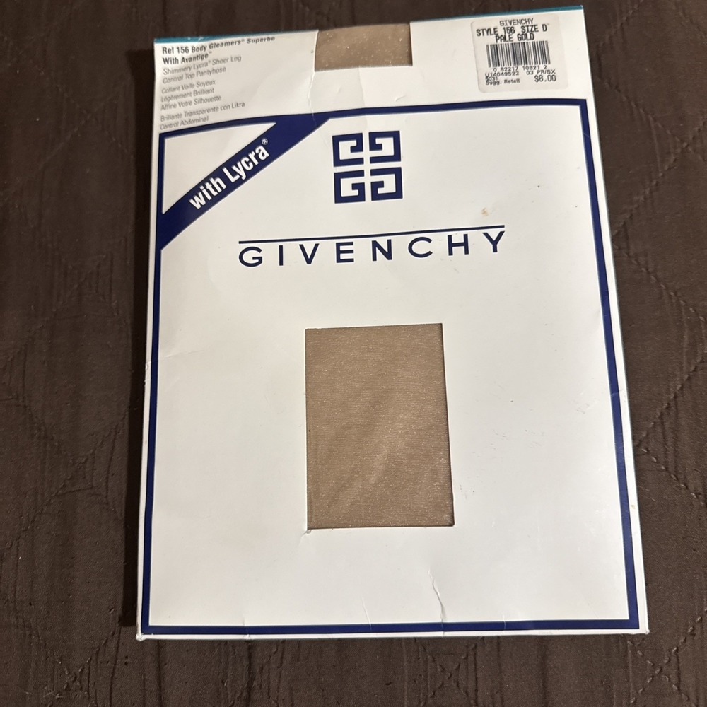 Givenchy Ref 156 Gleamers Superb Size D Pantyhose Leg Control Top Discontinued